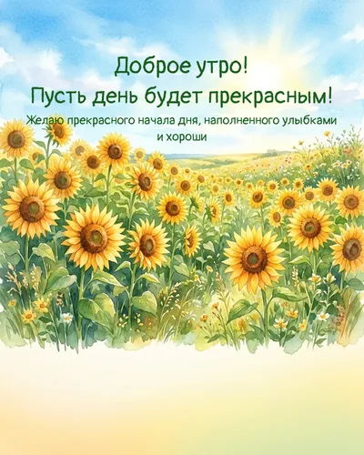 Доброе утро! Пусть день будет прекрасным! — morning summer 12